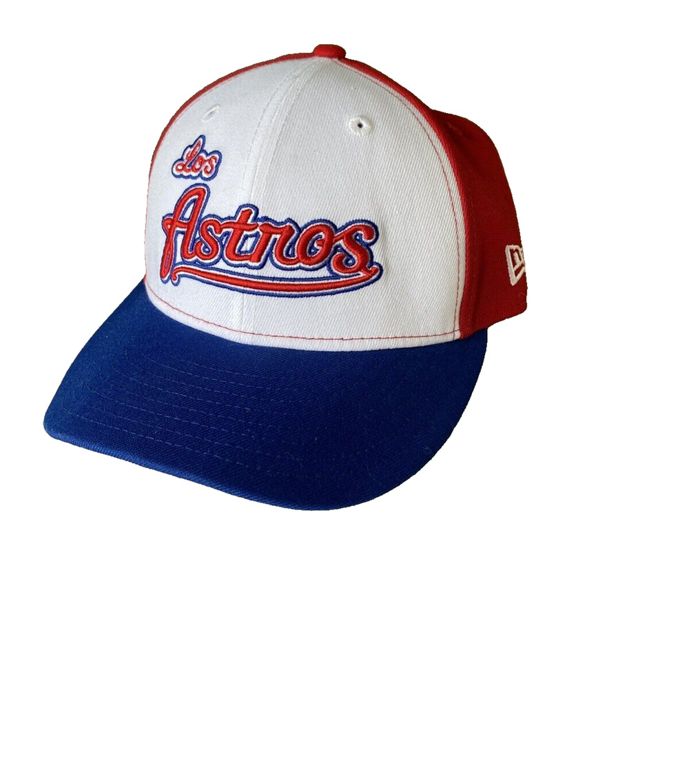 New Era Hat Los Astros Cuba Flag 59Fifty Red, White Blue Snapback Cooperstown